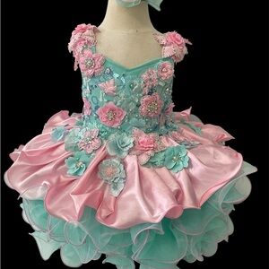 Girls pageant cupcake glitz birthday princess  flower girl dress.